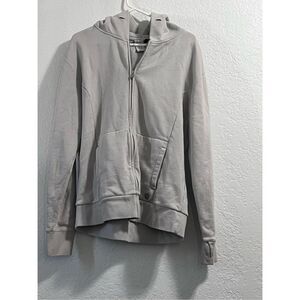 Zox Hoodie jacket grey preppy sporty Medium  no strings